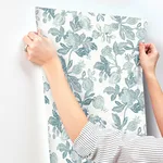 A-Street Prints Beach Rose - Teal Wallpaper | Buy Online A-Street Prints Beach Rose wallpaper, color Teal, SKU 4172-27494