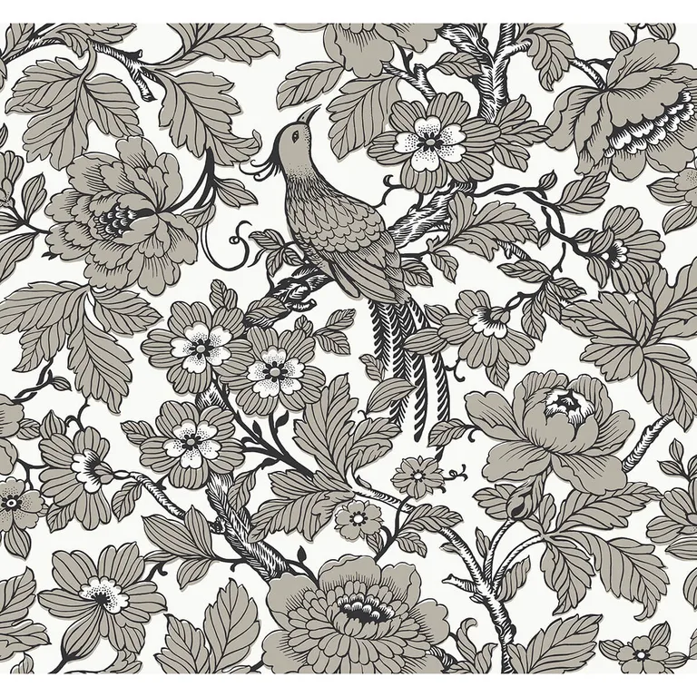 A-Street Prints Beaufort wallpaper, color Black, SKU 2927-80410