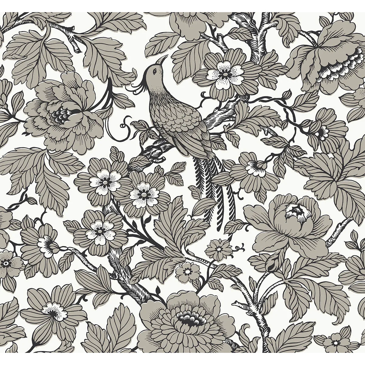 A-Street Prints Beaufort wallpaper, color Black, SKU 2927-80410