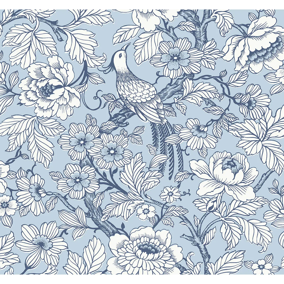 A-Street Prints Beaufort wallpaper, color Light Blue, SKU 2927-80402