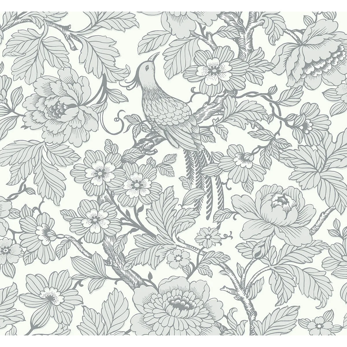A-Street Prints Beaufort wallpaper, color Light Grey, SKU 2927-80408
