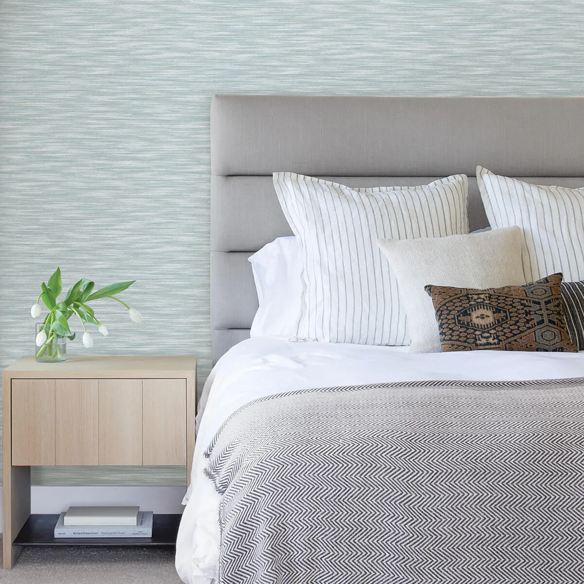 A-Street Prints Benson wallpaper, color Light Blue, SKU 2970-26153