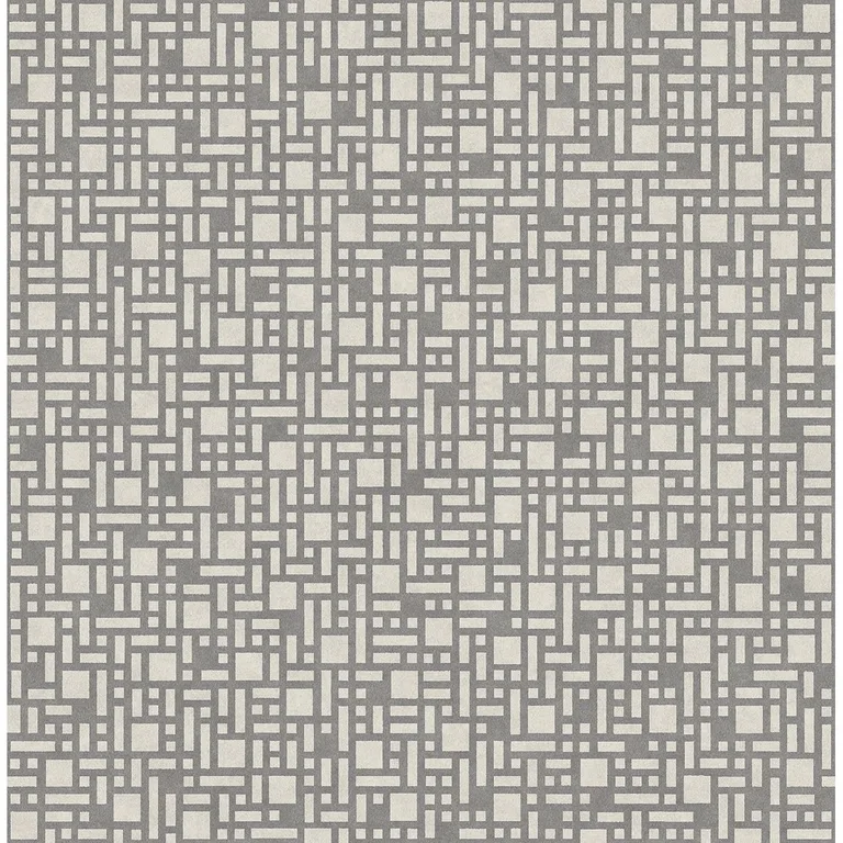 A-Street Prints Bento wallpaper, color Grey, SKU 2764-24341