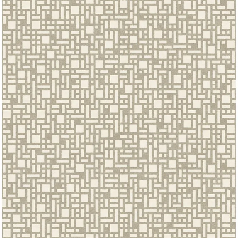 A-Street Prints Bento wallpaper, color Taupe, SKU 2764-24342