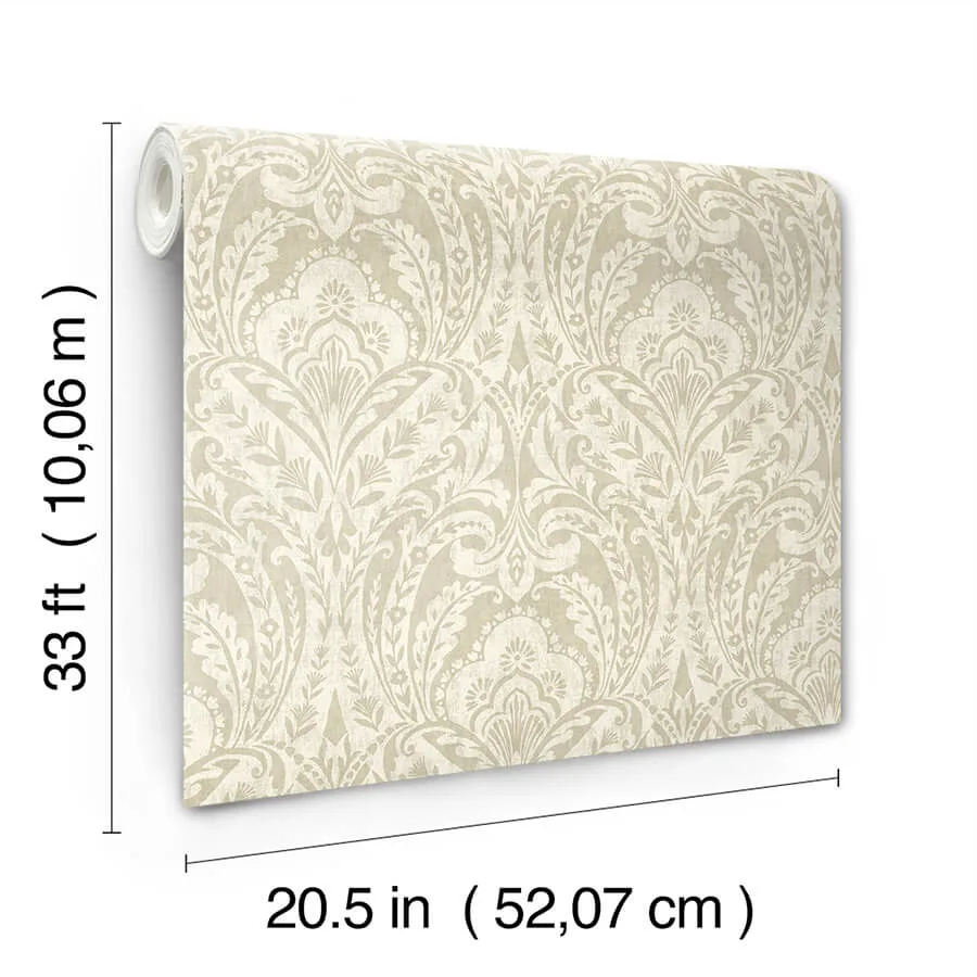 A-Street Prints Berkshire - Beige Wallpaper | Buy Online A-Street Prints Berkshire wallpaper, color Beige, SKU 4147-27382