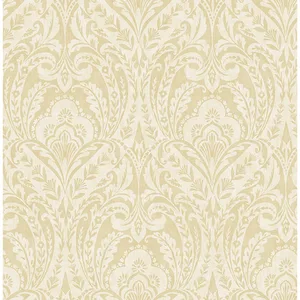 A-Street Prints Berkshire wallpaper, color Butter, SKU 4147-27383