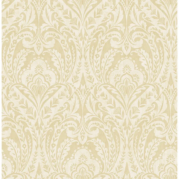 A-Street Prints Berkshire wallpaper, color Butter, SKU 4147-27383