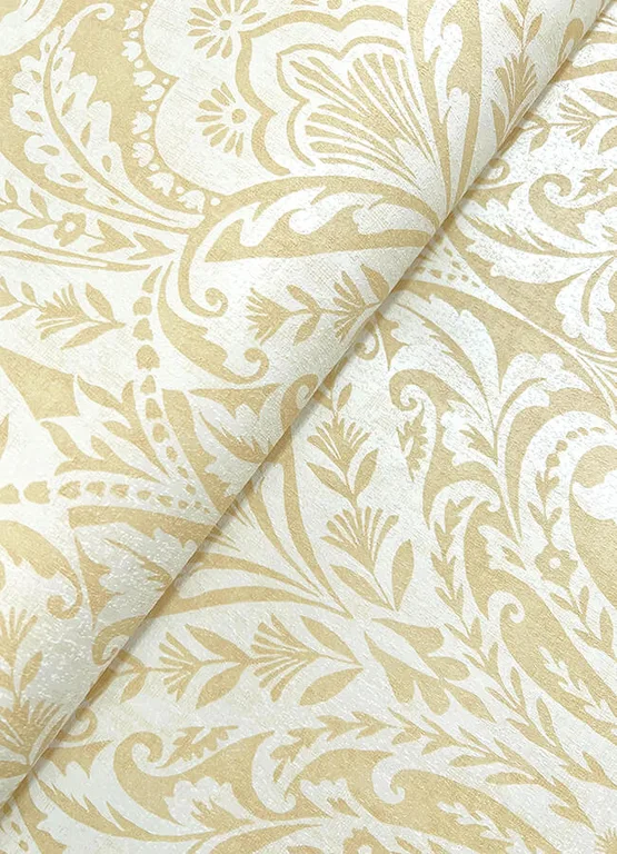 A-Street Prints Berkshire wallpaper, color Butter, SKU 4147-27383