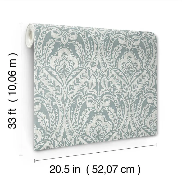 A-Street Prints Berkshire wallpaper, color Denim, SKU 4147-27380