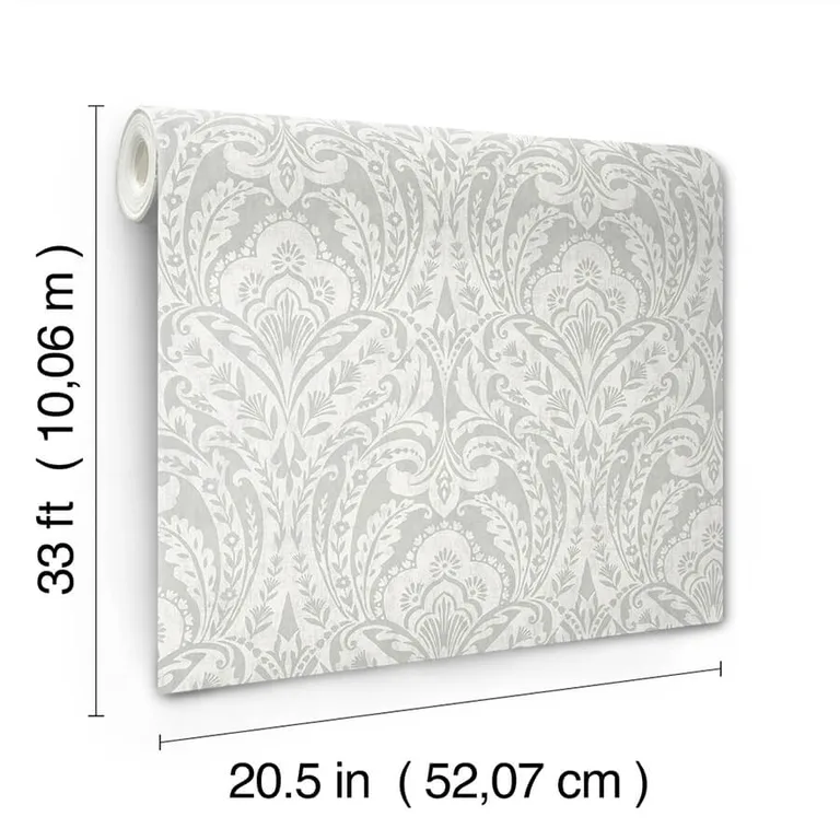 A-Street Prints Berkshire wallpaper, color Grey, SKU 4147-27381