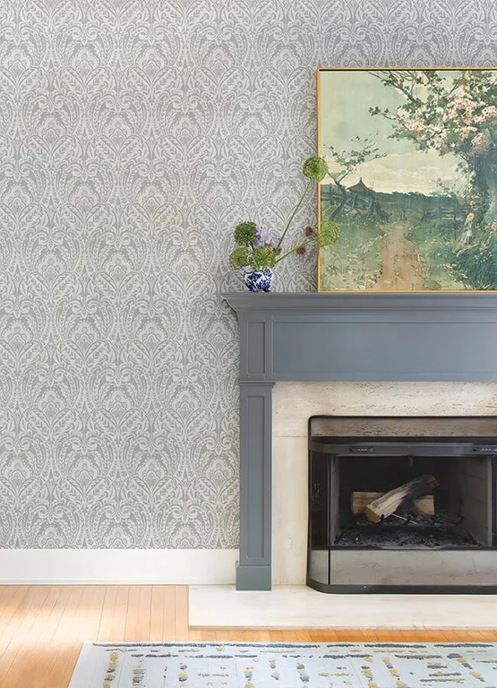 A-Street Prints Berkshire wallpaper, color Grey, SKU 4147-27381