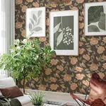A-Street Prints Bernadina wallpaper, color Black, SKU 4143-34026