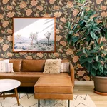 A-Street Prints Bernadina wallpaper, color Black, SKU 4143-34026