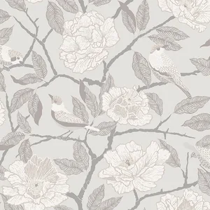 A-Street Prints Bernadina wallpaper, color Grey, SKU 4143-34021