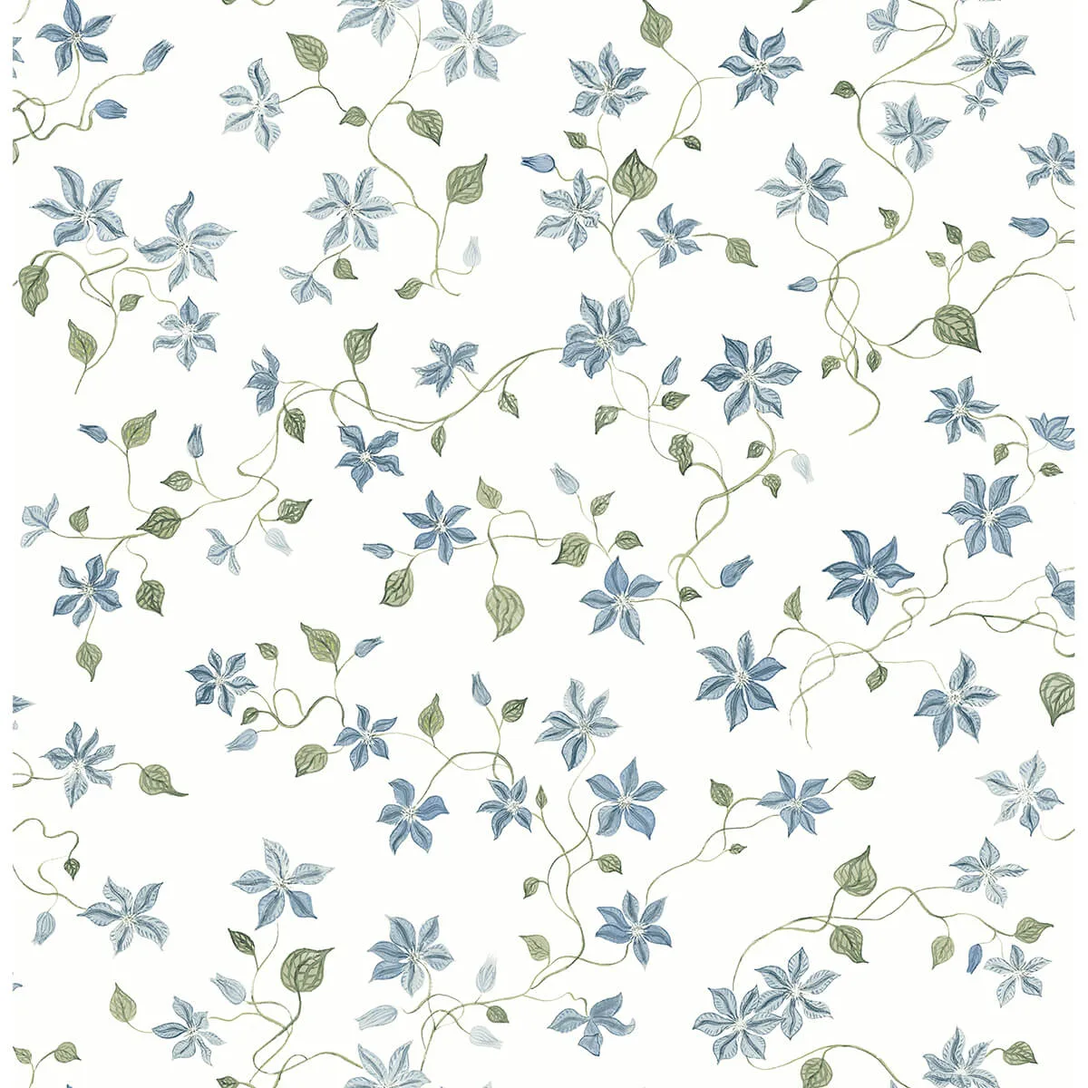 A-Street Prints Betsy wallpaper, color Blue Heather, SKU AST4364