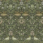 A-Street Prints Bird wallpaper, color Green, SKU 4171-82063