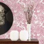 A-Street Prints Birds of Paradise Breeze wallpaper, color Red, SKU 2901-25410