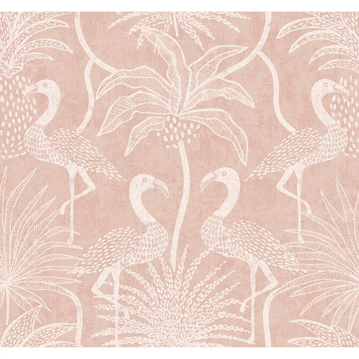 A-Street Prints Biscayne wallpaper, color Coral, SKU 4172-82007