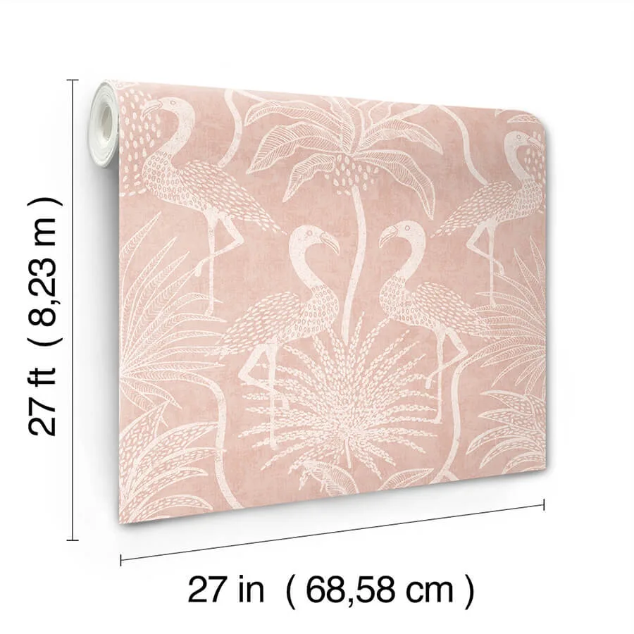 A-Street Prints Biscayne - Coral Wallpaper | Buy Online A-Street Prints Biscayne wallpaper, color Coral, SKU 4172-82007