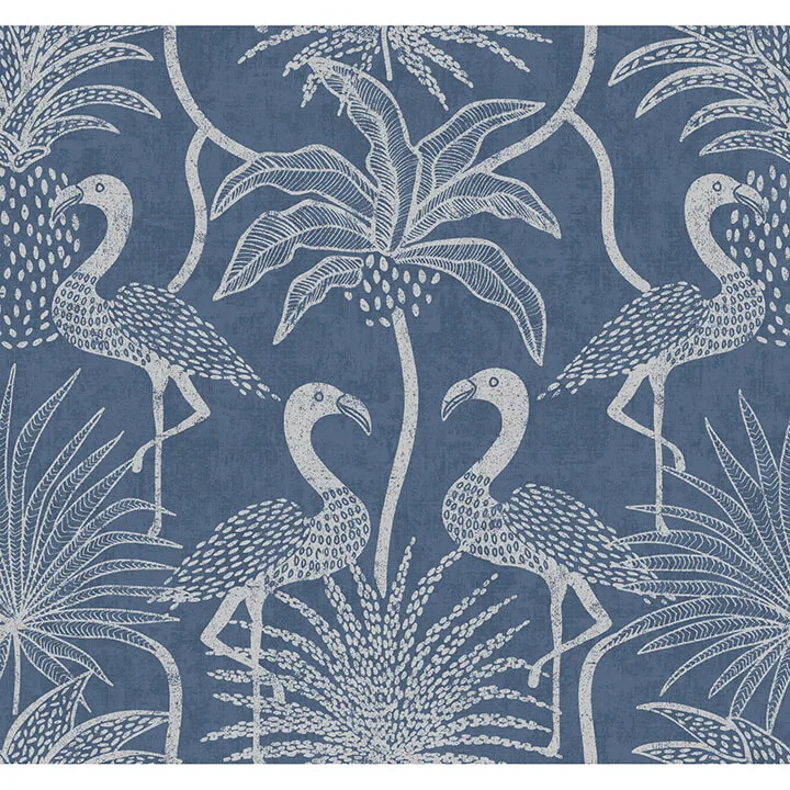 A-Street Prints Biscayne wallpaper, color Navy, SKU 4172-82006