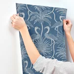 A-Street Prints Biscayne wallpaper, color Navy, SKU 4172-82006
