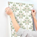 A-Street Prints Blackberry wallpaper, color Pink, SKU 4171-82054