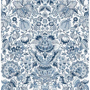 A-Street Prints Blanche wallpaper, color Blue, SKU 4147-27372