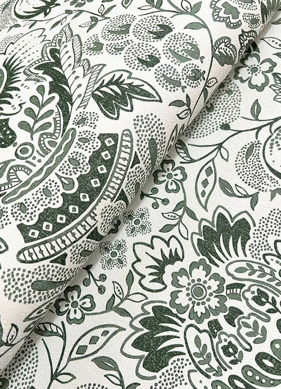 A-Street Prints Blanche wallpaper, color Dark Green, SKU 4147-27375