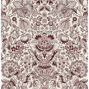 A-Street Prints Blanche wallpaper, color Plum, SKU 4147-27373