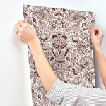 A-Street Prints Blanche - Plum Wallpaper | Buy Online A-Street Prints Blanche wallpaper, color Plum, SKU 4147-27373