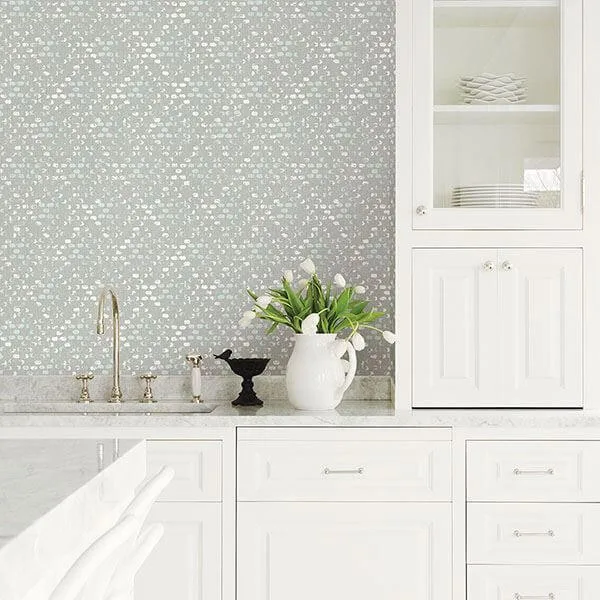 A-Street Prints Blissful wallpaper, color Light Blue, SKU 2793-24714