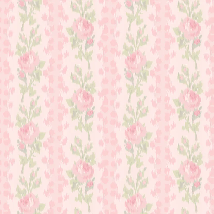 A-Street Prints Blooming Heirloom wallpaper, color Strawberry Macaron, SKU AST6493