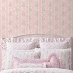 A-Street Prints Blooming Heirloom - Strawberry Macaron Wallpaper | Buy Online A-Street Prints Blooming Heirloom wallpaper, color Strawberry Macaron, SKU AST6493