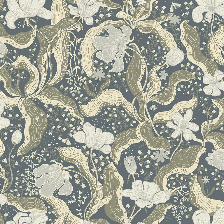 A-Street Prints Bodri wallpaper, color Blue, SKU 2932-65117