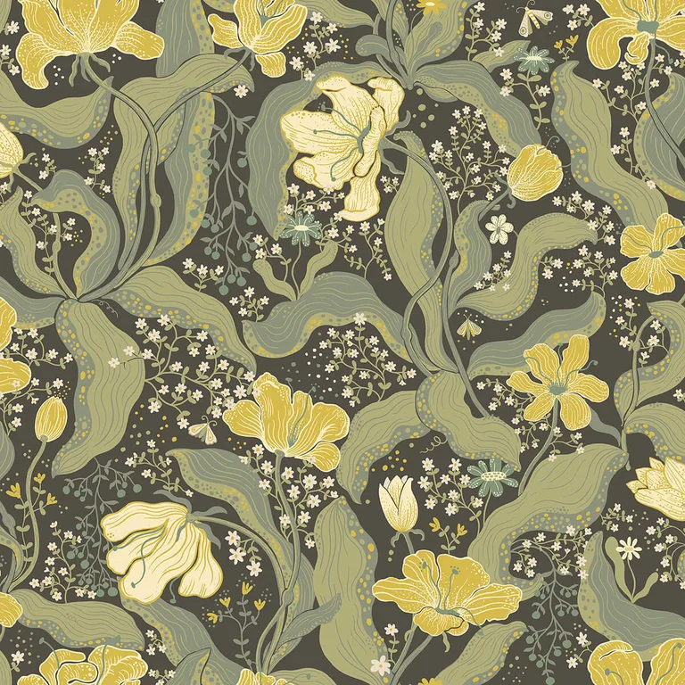 A-Street Prints Bodri wallpaper, color Green, SKU 2932-65113