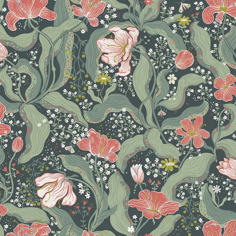 A-Street Prints Bodri wallpaper, color Turquoise, SKU 2932-65116