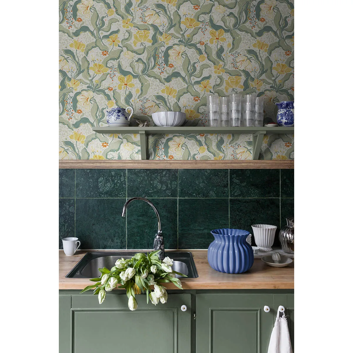 A-Street Prints Bodri - Yellow Wallpaper | Buy Online A-Street Prints Bodri wallpaper, color Yellow, SKU 2932-65118