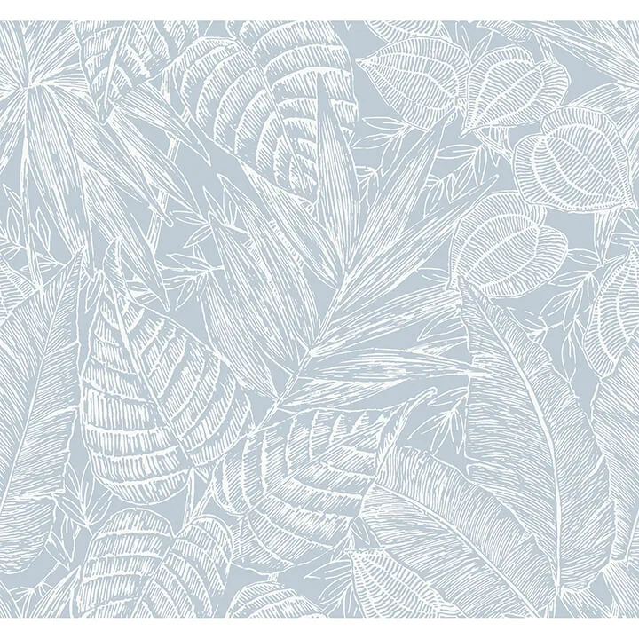A-Street Prints Brentwood wallpaper, color Sky Blue, SKU 4034-72119
