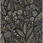 A-Street Prints Briar wallpaper, color Black, SKU 4135-27296