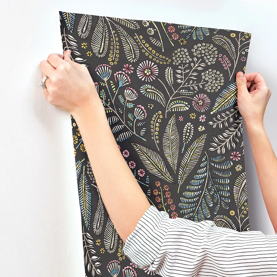 A-Street Prints Briar - Charcoal Wallpaper | Buy Online A-Street Prints Briar wallpaper, color Charcoal, SKU 4135-27294