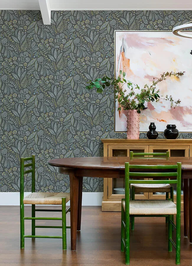 A-Street Prints Briar wallpaper, color Grey, SKU 4135-27297