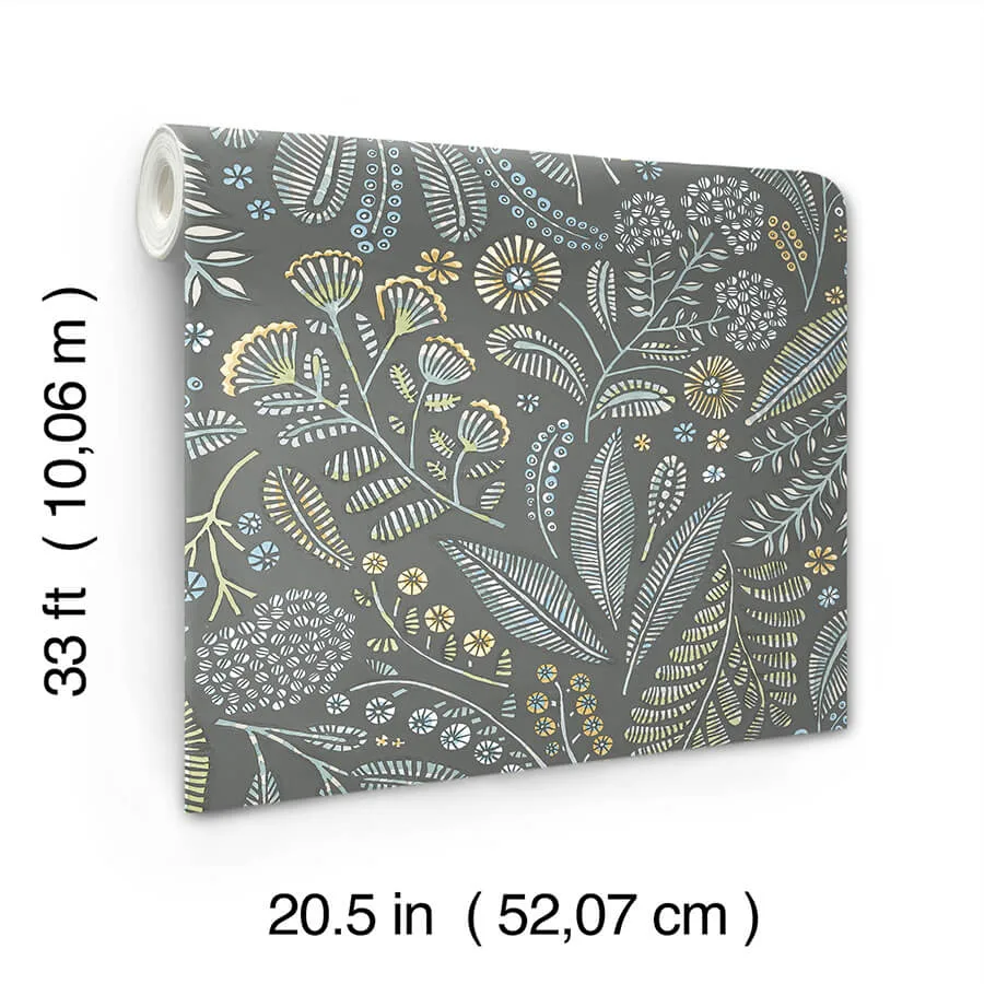 A-Street Prints Briar - Grey Wallpaper | Buy Online A-Street Prints Briar wallpaper, color Grey, SKU 4135-27297