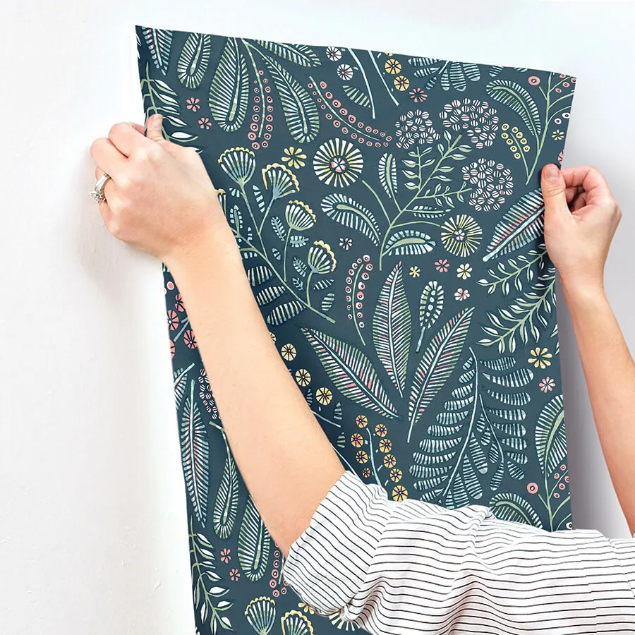 A-Street Prints Briar - Teal Wallpaper | Buy Online A-Street Prints Briar wallpaper, color Teal, SKU 4135-27295