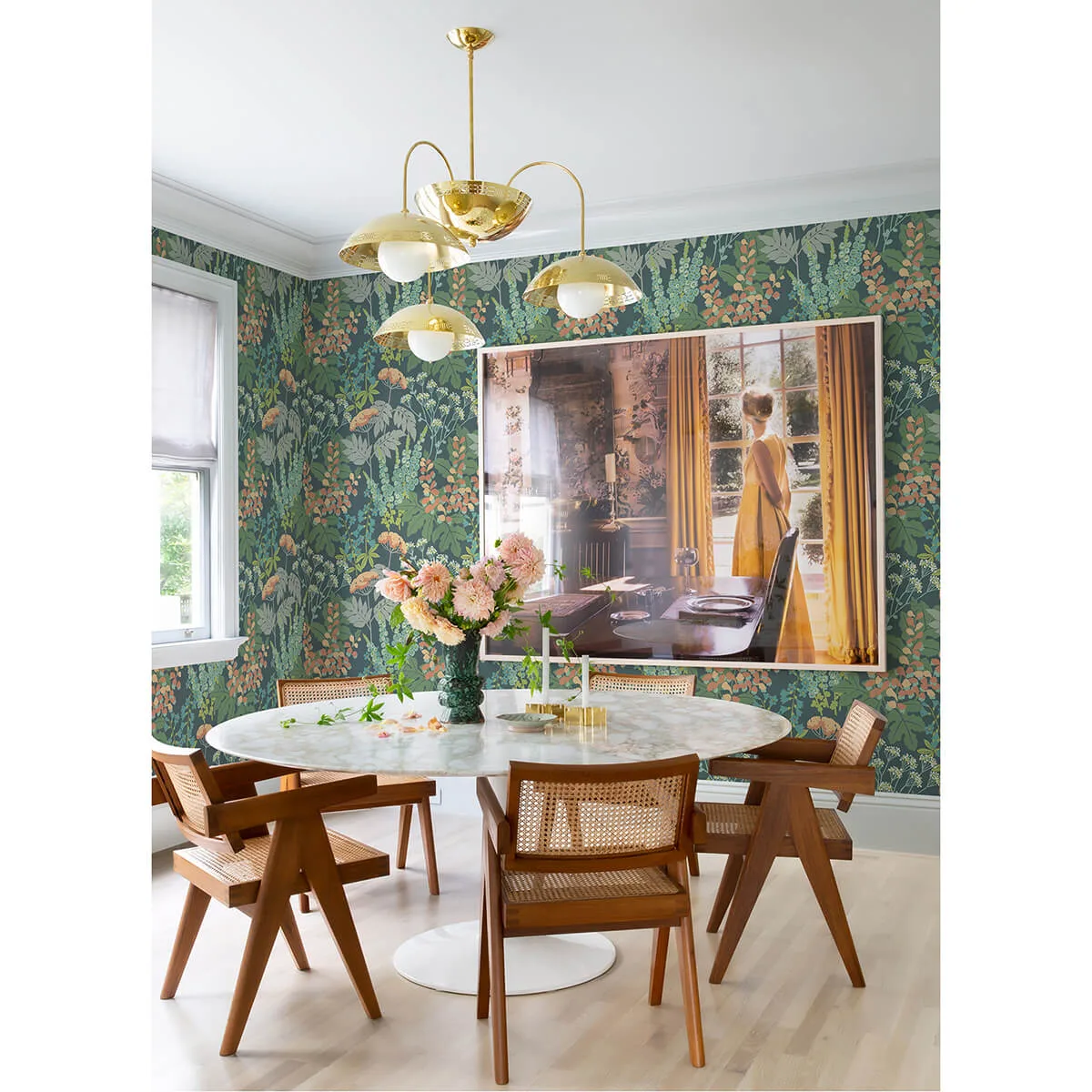 A-Street Prints Brie wallpaper, color Teal, SKU 2973-90008