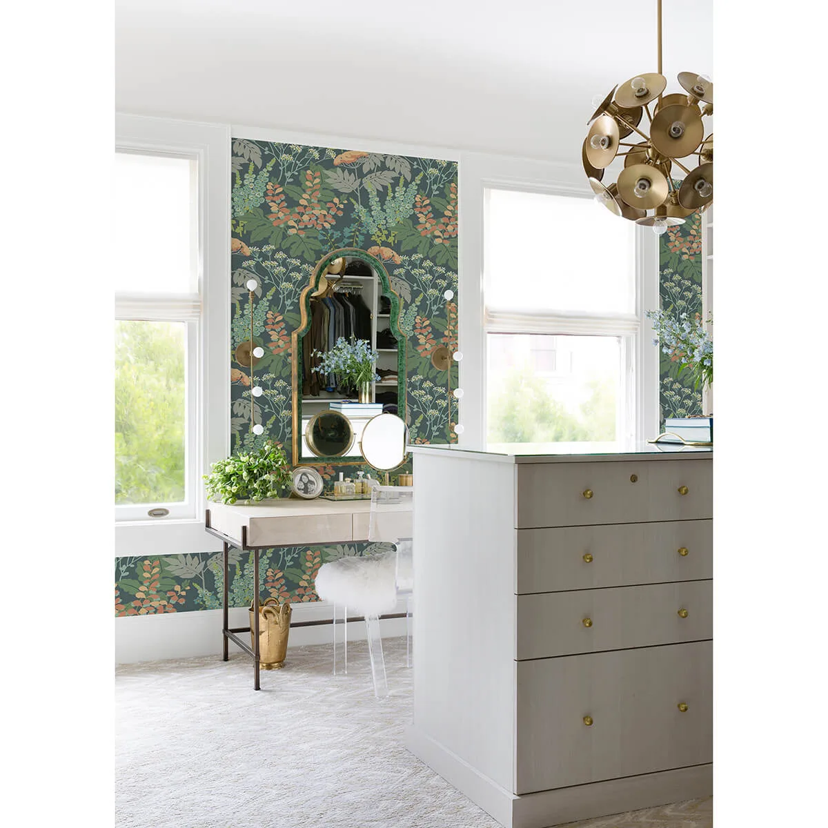 A-Street Prints Brie - Teal Wallpaper | Buy Online A-Street Prints Brie wallpaper, color Teal, SKU 2973-90008