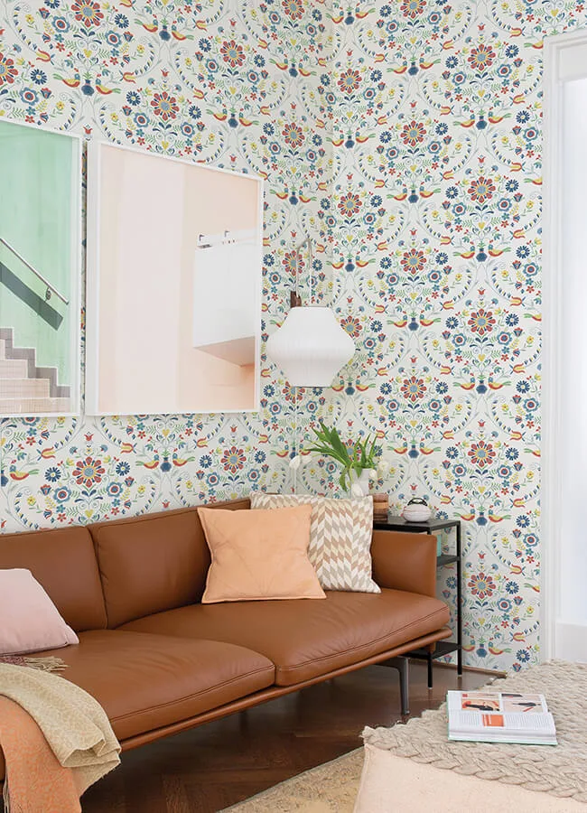 A-Street Prints Britt wallpaper, color Multicolor, SKU 4066-26512