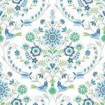 A-Street Prints Britt - Sapphire Wallpaper | Buy Online A-Street Prints Britt wallpaper, color Sapphire, SKU 4066-26511