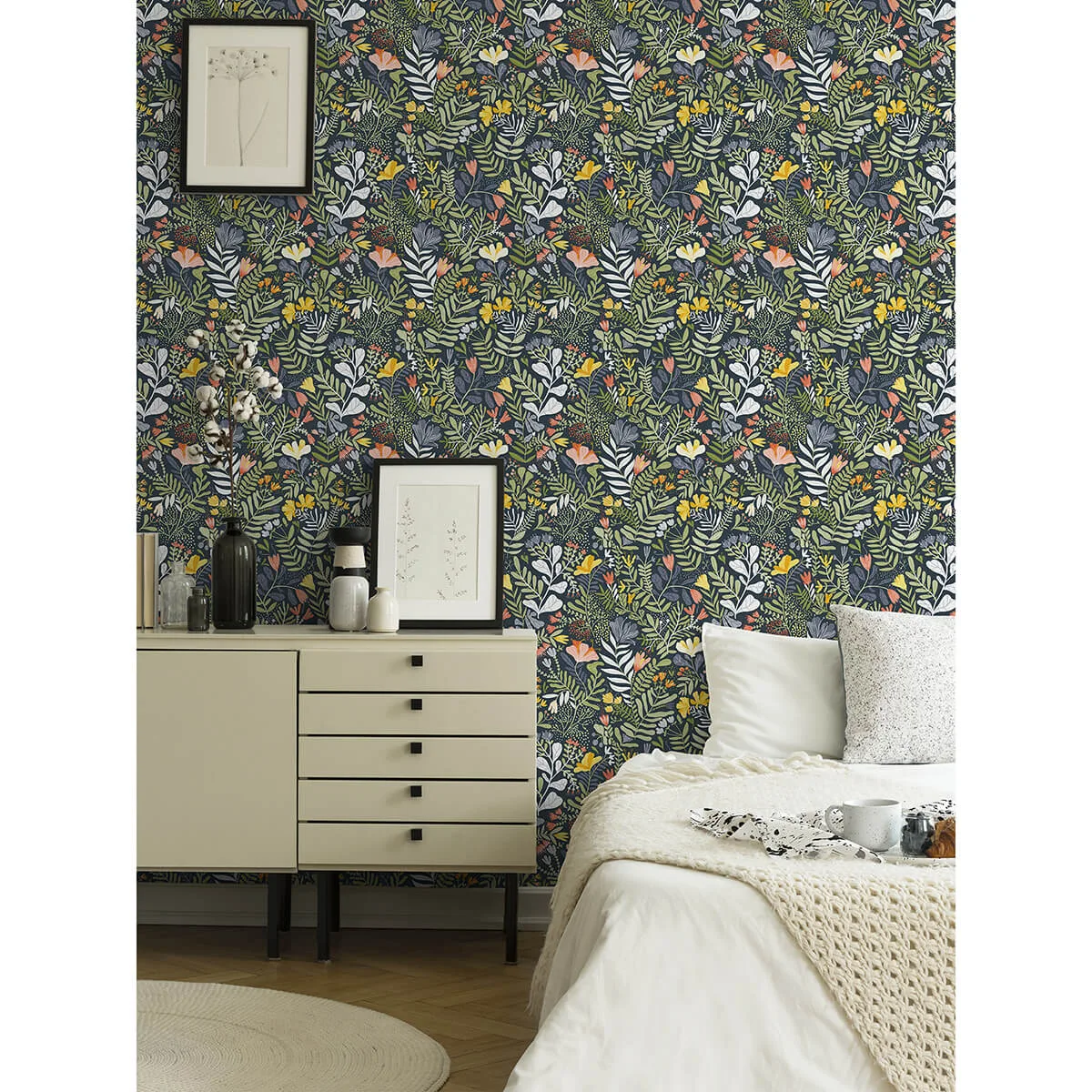 A-Street Prints Brittsommar - Navy Blue Wallpaper | Buy Online A-Street Prints Brittsommar wallpaper, color Navy Blue, SKU 2999-55010