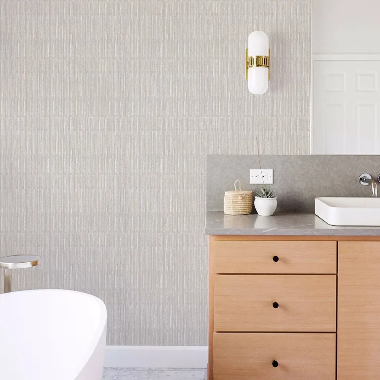 A-Street Prints Brixton wallpaper, color Light Grey, SKU 2964-25943