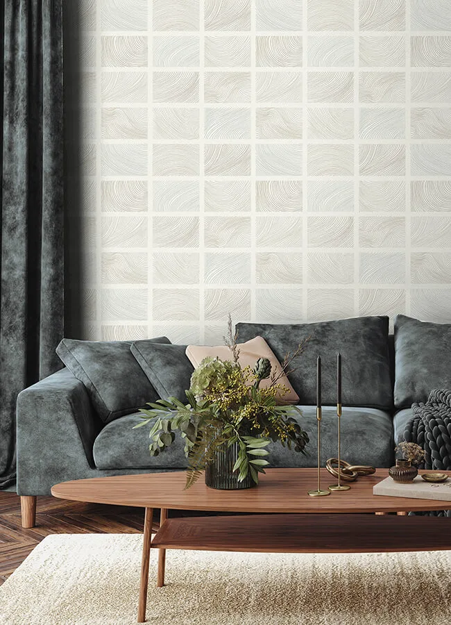 A-Street Prints Bronson wallpaper, color Ivory, SKU 4155-72803
